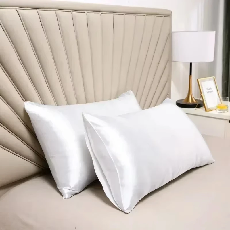 Luxurious Natural Mulberry Silk Pillowcase for Hair and Skin Protection, Customized Sizes Available
