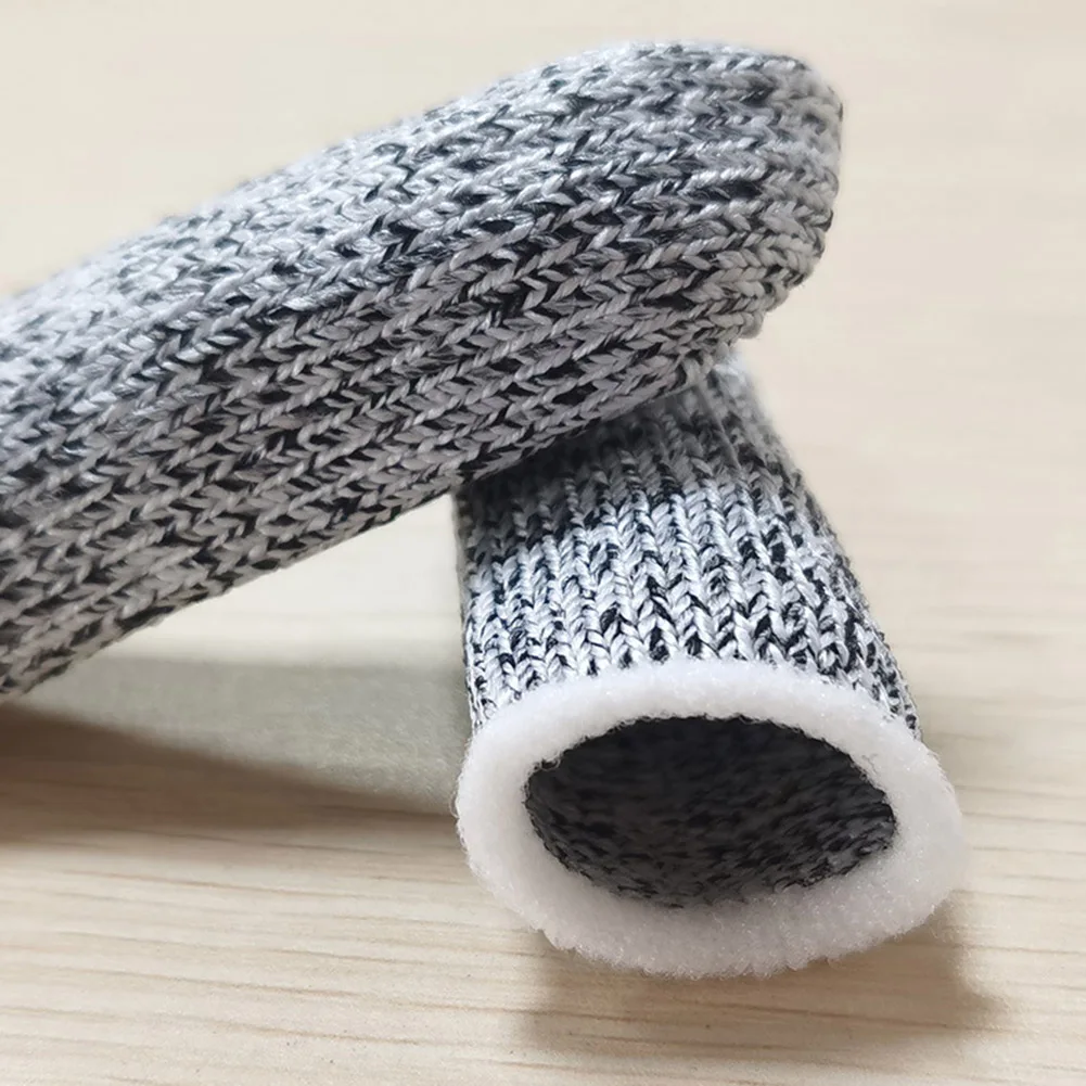 10pcs Finger Protector Sleeve Reusable Finger Protection Cots Comfortable Thumb Gloves Wear-resistant for Handicrafts Sculpture