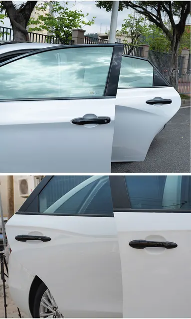 Für volkswagen vw eos 2006-2015 glänzend schwarz türgriff abdeckung auto  rostfreies styling zubehör aufkleber 2St - AliExpress