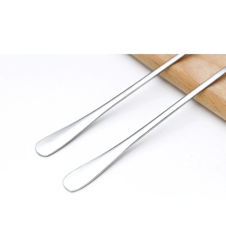 Tea Spoon Tea Coffee Soup Spoon For Eating Mixing Stirring Long Handle Teaspoon Cocktail Ice Cream Honey Kitchen Cutlery