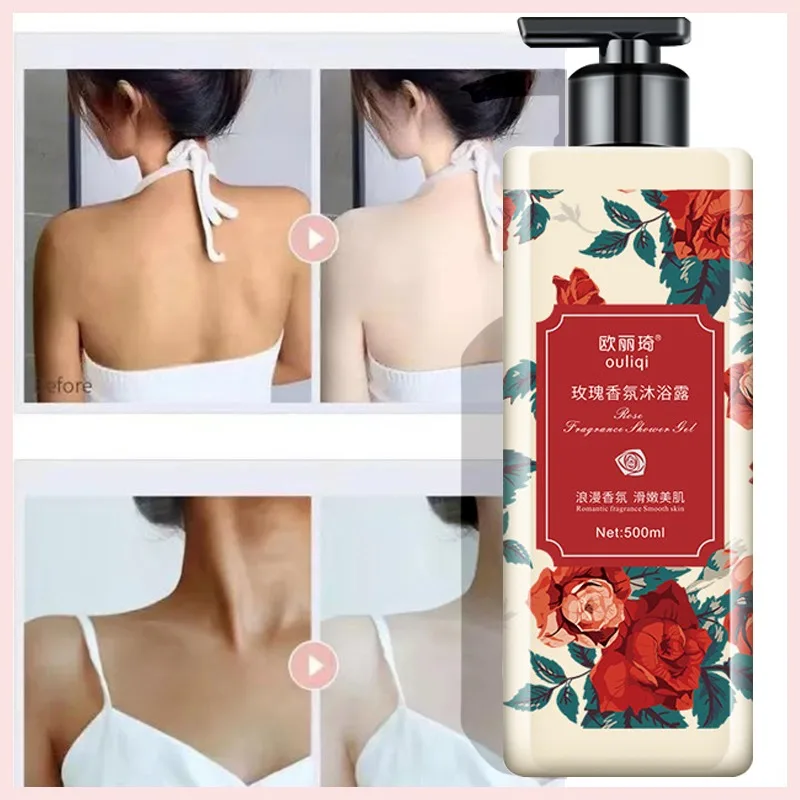 Rose Perfume Body Wash Whitening Shower Gel Long Lasting Fragrance Moisturizing Clean Skin Bath and Body Works