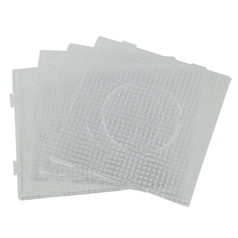 4pcs ABC Clear 145x145mm Square Large Pegboards Board for Hama Fuse Perler  Bead - AliExpress