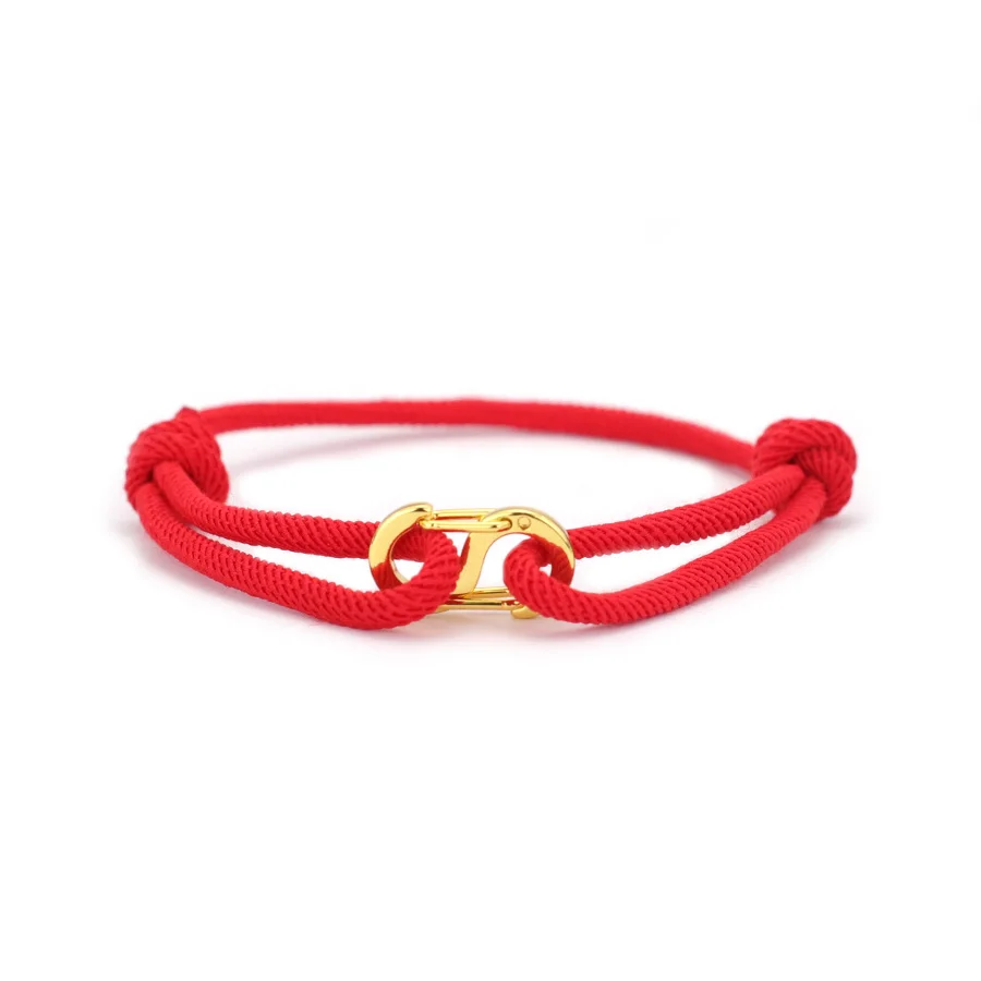 Noter 6 Farben Seil Armband Männer Frauen 3 mm dünne Schnur Edelstahl Verbindungsschnalle Vielseitiges Zubehör Cooles Armband – Detail 10
