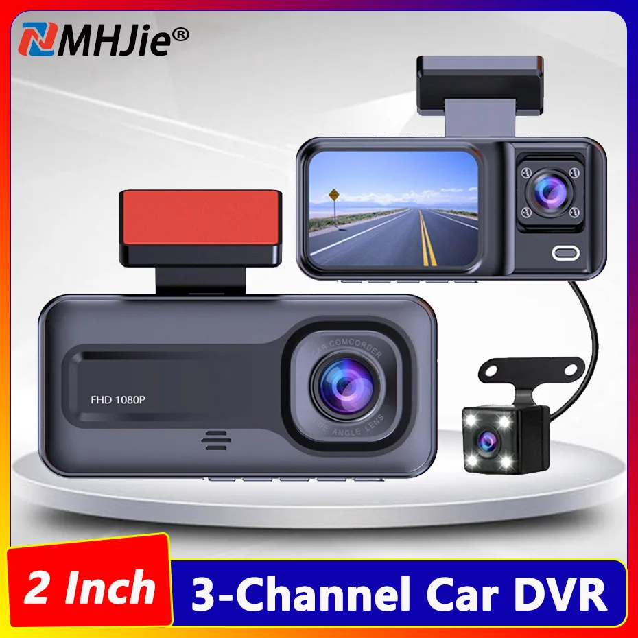 Lens HD Car Dvr Cabin Mini Dash Cam Interior Vehicle Three