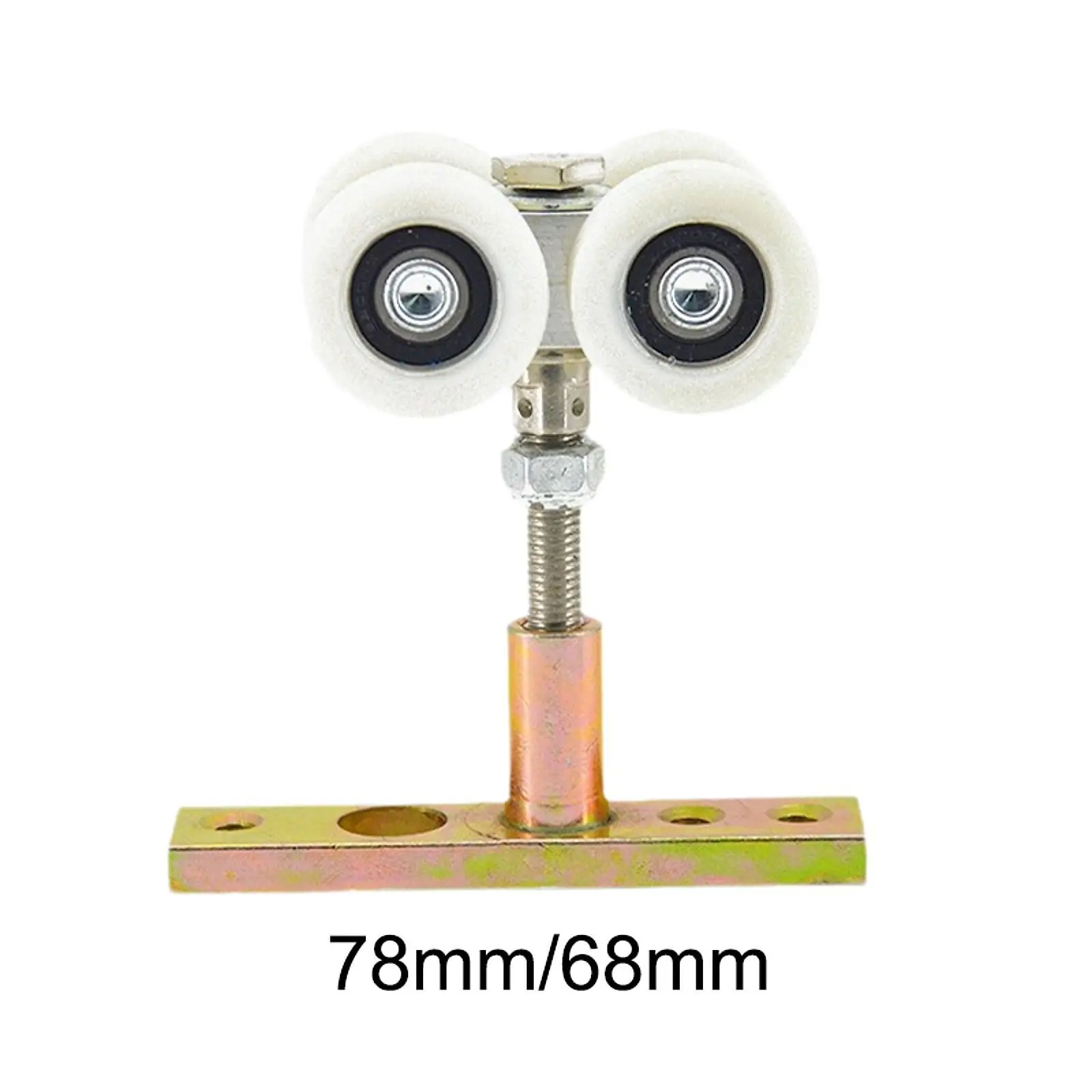 Folding Door Hanger Roller Folding Door Hanging Wheel Household Hardware Hanging Rail Pulley Nylon Bearing Wheels for Kitchen