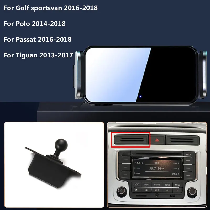 For Volkswagen Tiguan Passat Polo Golf Sportsvan Car Mobile Phone