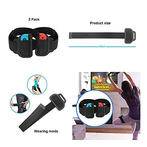 Switch Sports Accessories Bundle-Uxilep 10 in 1 Family Accessories Kit for Nintend Switch Sports Games : Golf Clubs