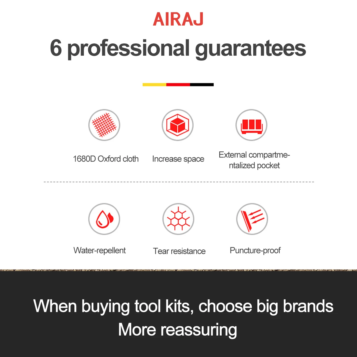 AIRAJ Multifunctional Waterproof Tool Bags 6