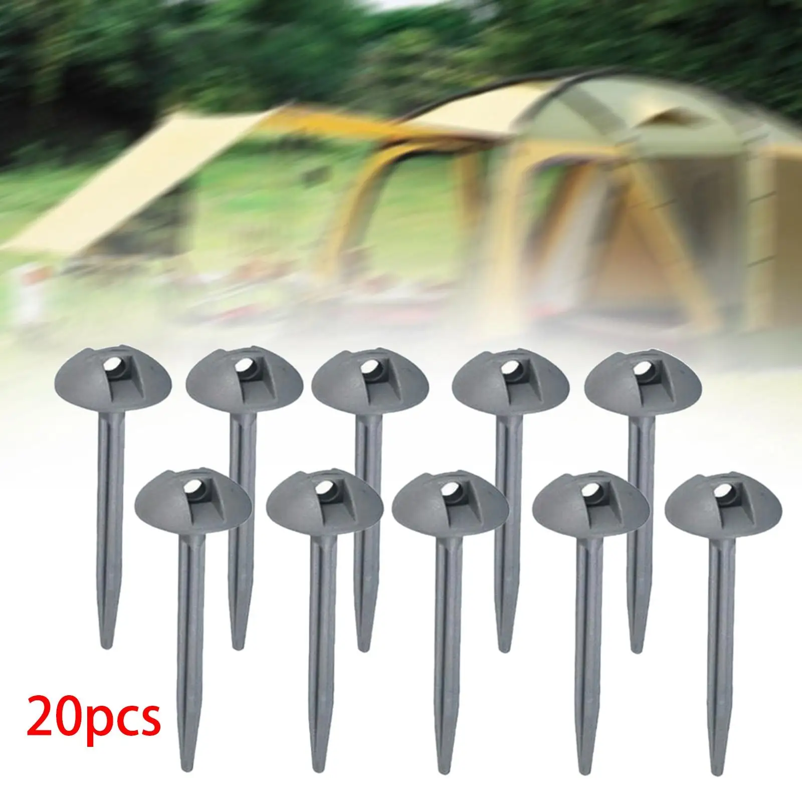 2x 10Pcs Tent Stakes Garden Stakes Camping Tents Nails Domed Shaped Tent Pegs Portable Ground Nail for Yard Camping Beach tent pegs camping tent accessories