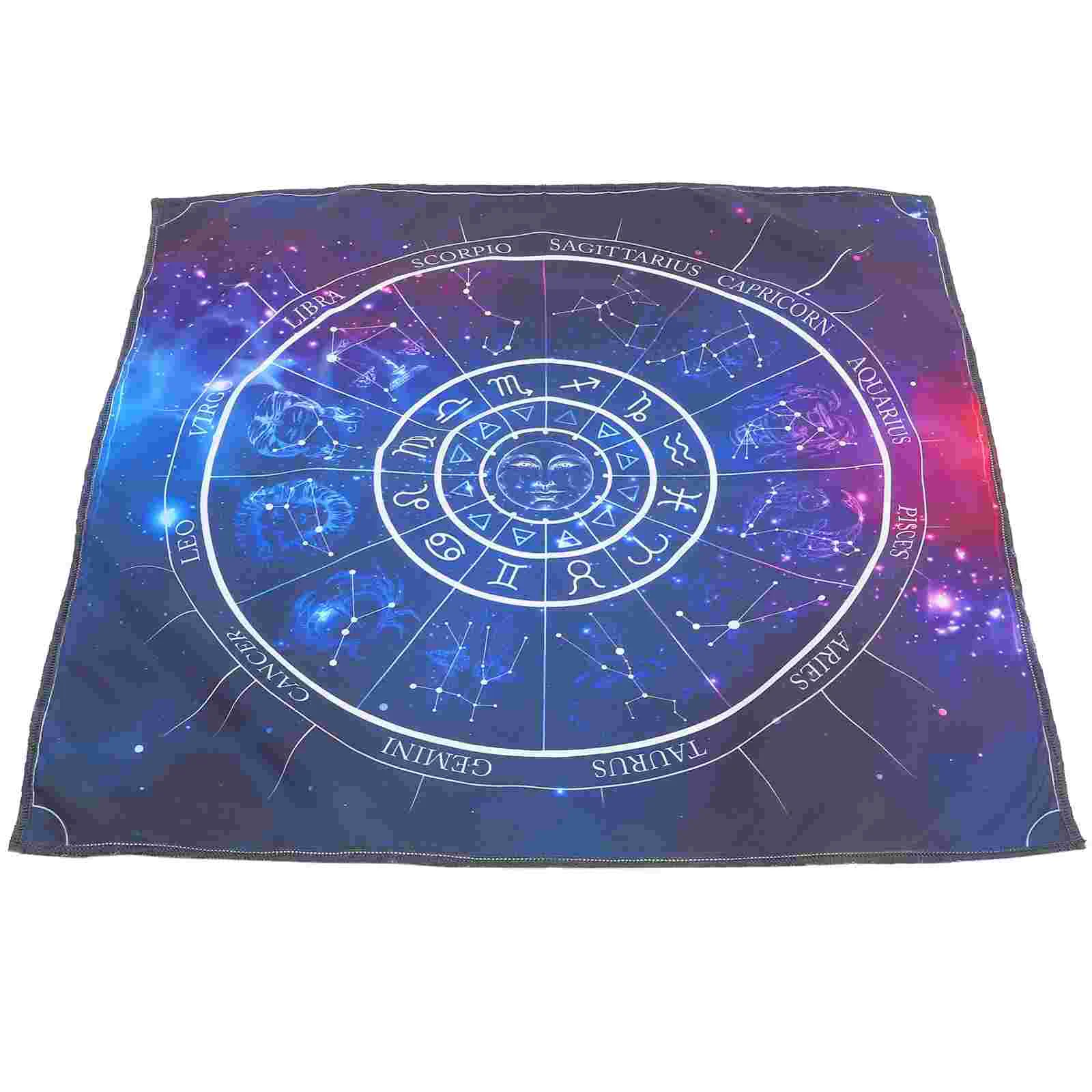 

Astrology Divination Altar Tablecloth Tarot Tabletop Cloth Divination Tablecloth Decor