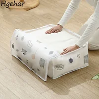 Large Capacity Zipper Foldable Storage Bags for Clothing Quilt Blanket Dust-proof Moisture-proof Sorting Bag Household Portable 1