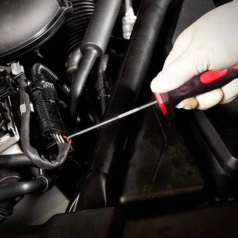 Car Auto Vehicle Oil Seal Screwdrivers Set 4Pcs O Ring Removal Tool Gasket Puller Long Remover Tool Set Auto Car Pick and Hook