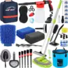 AUTODECO 42Pcs Car Wash Detailing Kit Cleaning Kits with Foam Gun Sprayer Wash Brush with Long Handle Collapsible Bucket 1