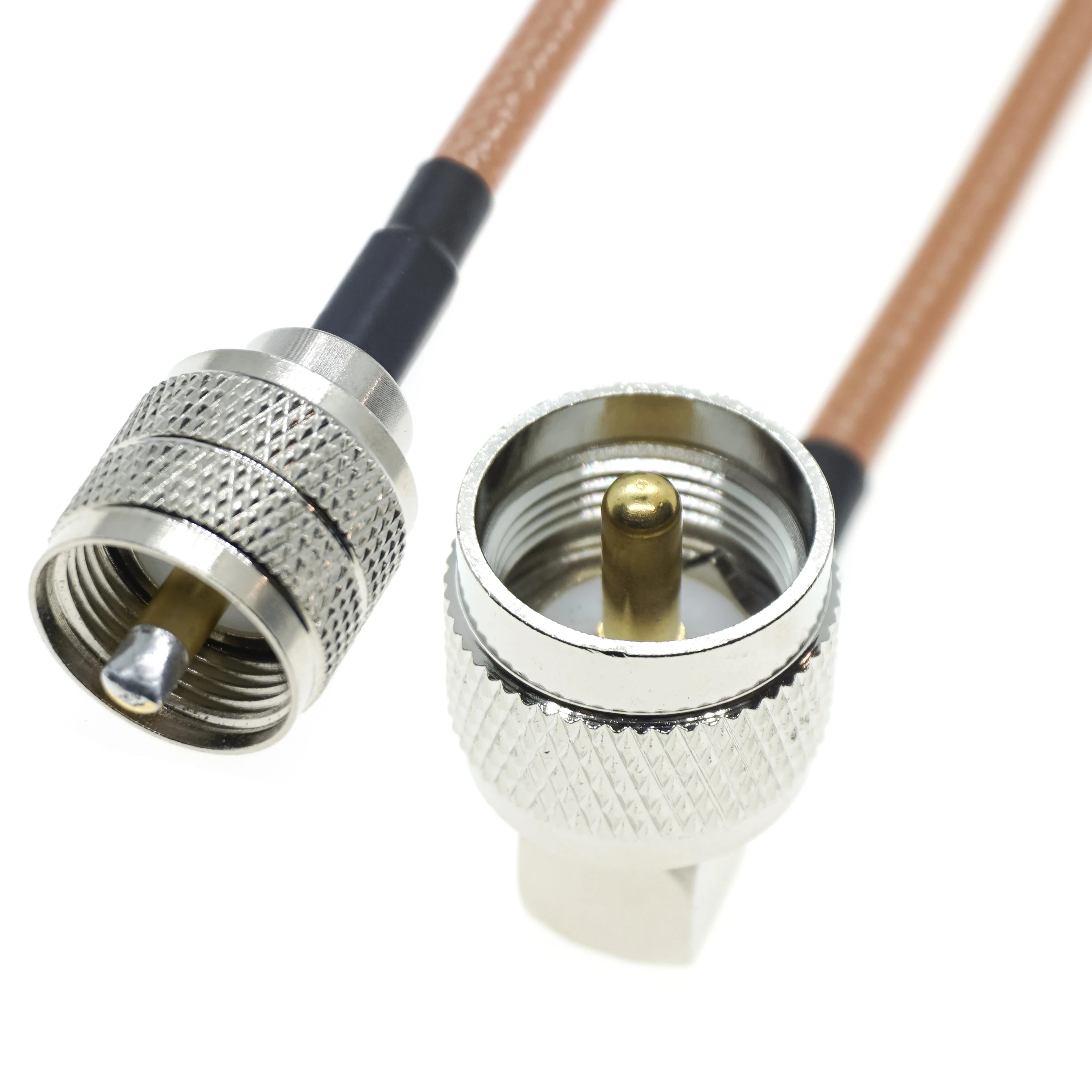 coaxial, RG400, PL259, UHF macho Plug para UHF macho, 50Ohm