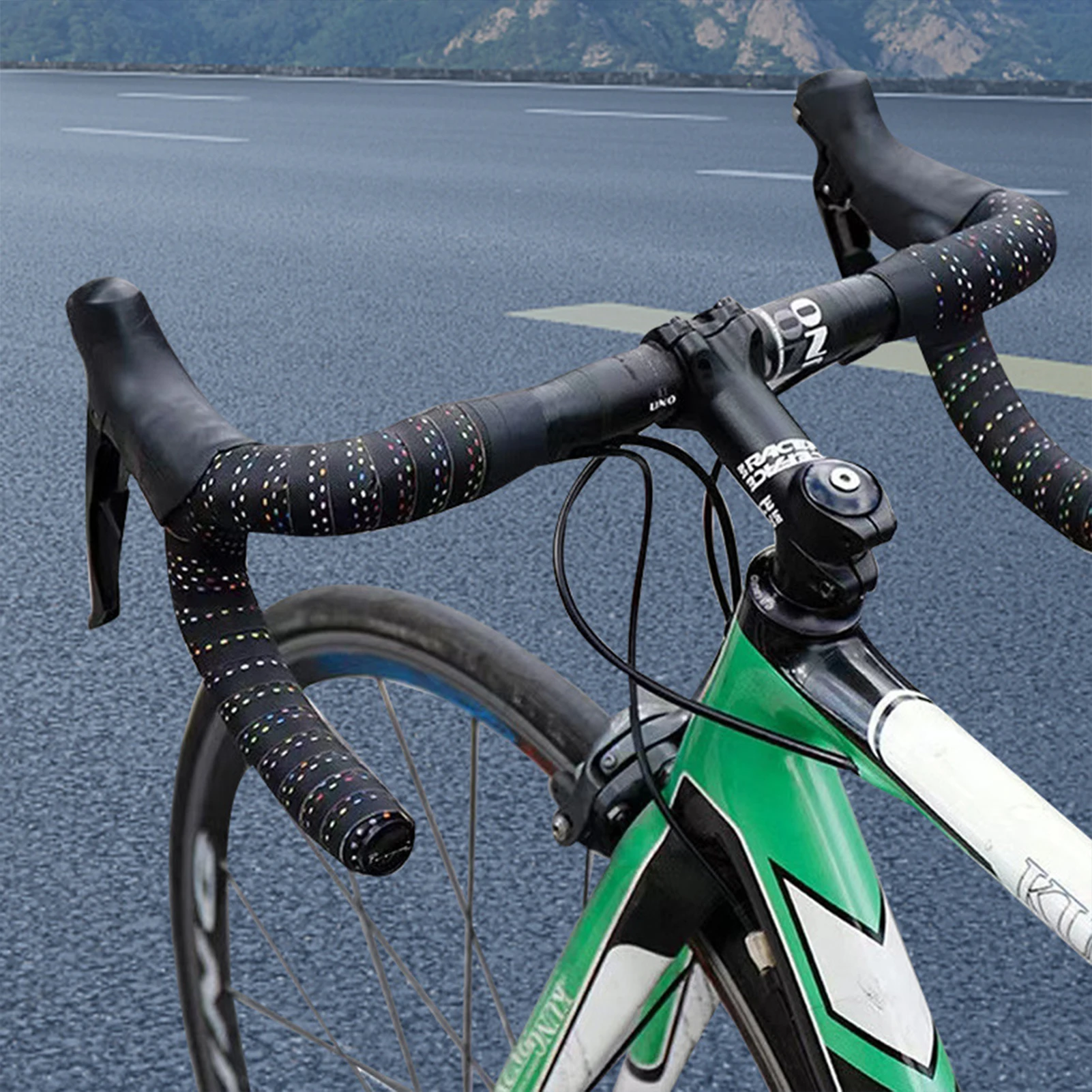 1 Pair Bike Handlebar Tape Road Bicycle Handlebar Tape Non-slip Cycling Grip Bike Accessories for Better Grip