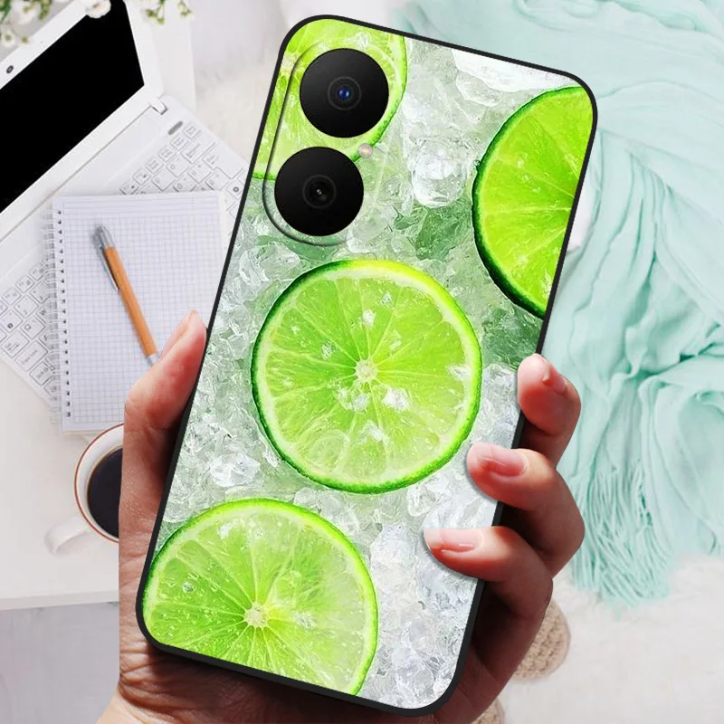 Silicon Back Cover Phone Case with Soft Bumper - Durable and Stylish Coque
