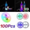 1-200PCS LED Bottles Coaster Lamps Luminous Cup Stickers Lights for Bar KTV Wedding Party Cocktail Drink Cups Vase Decoration 1