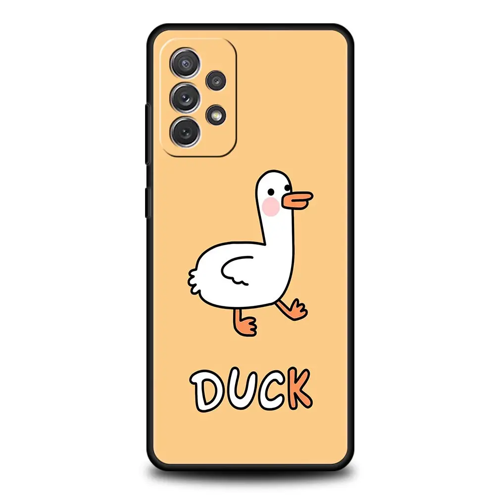 Whimsical Cartoon Duck Goose Phone Case Cover