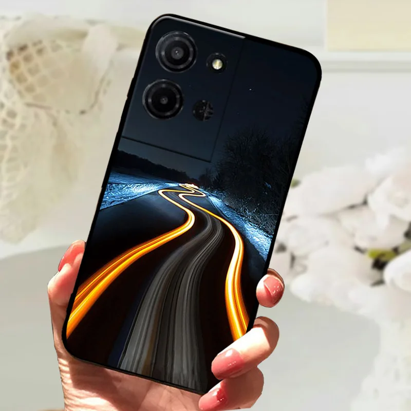 Marble Printed Shockproof TPU Matte Phone Case - Soft Protective Back Bumper Cover