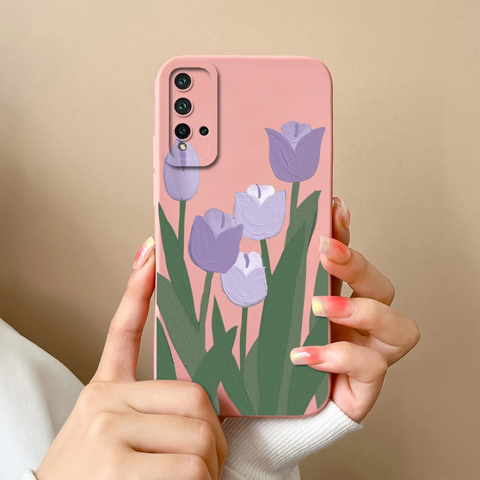 Cartoon Bumper Soft Liquid Silicone Phone Case