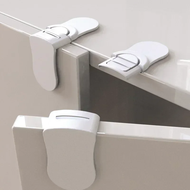 Cabinet lock drawer lock baby safety security protection anti-pinching hand cabinet drawer lockers baby safety accessories buckle for child
