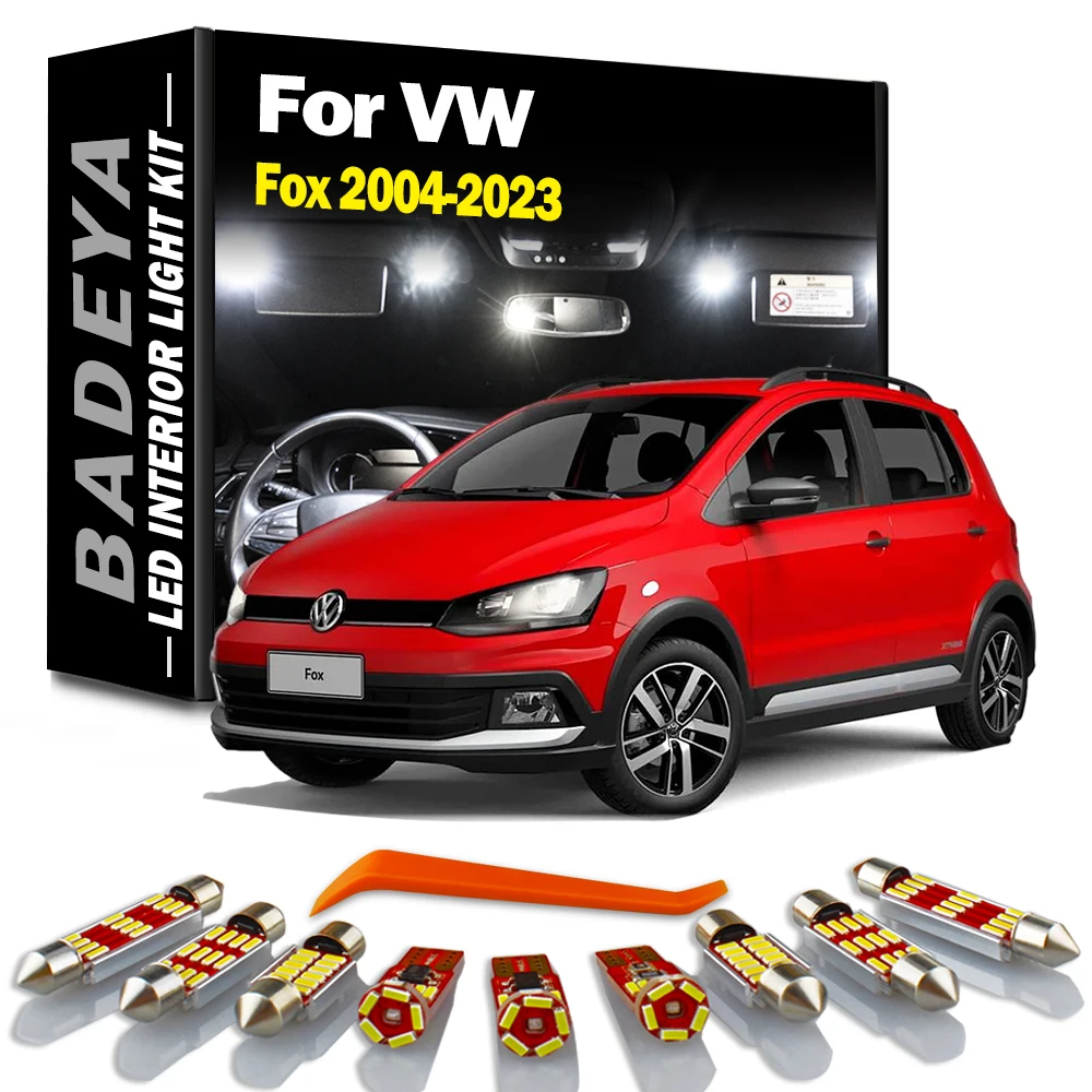 Badeya Nessun Errore Accessori Led Kit Luce Cupola Di Lettura Interna Per Vw Volkswagen Fox 2004- 2018 2019 2020 2022 2023 Lampadine Per Auto