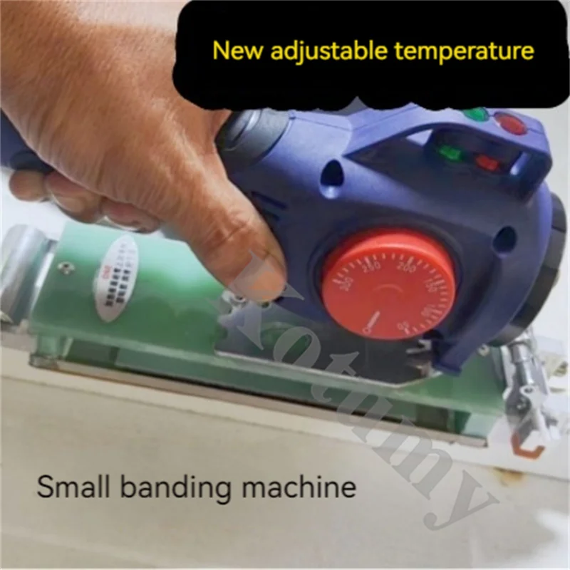 220V Woodworking Portable Edge Banding Machine Adjustable Temperature Wood PVC Manual Edge Bander For Self-adhesive Banding
