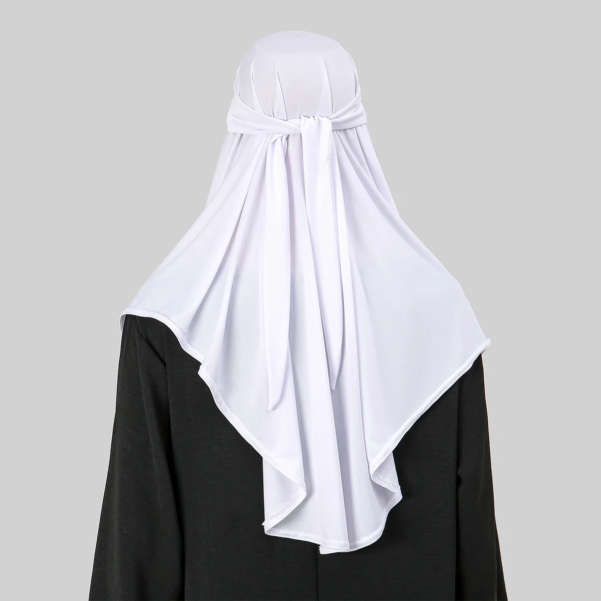 Malaysian Strap Instant Hijab Solid Modal Jersey Hijab Sacrf For Muslim Woman Hijabs Wrap Lady Casual Headband Ethnic Headscarf 3