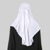 Malaysian Strap Instant Hijab Solid Modal Jersey Hijab Sacrf For Muslim Woman Hijabs Wrap Lady Casual Headband Ethnic Headscarf 3