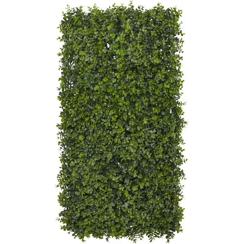

12"W x 12"H Artificial Eucalyptus Mat Plant (Set of 8), Green