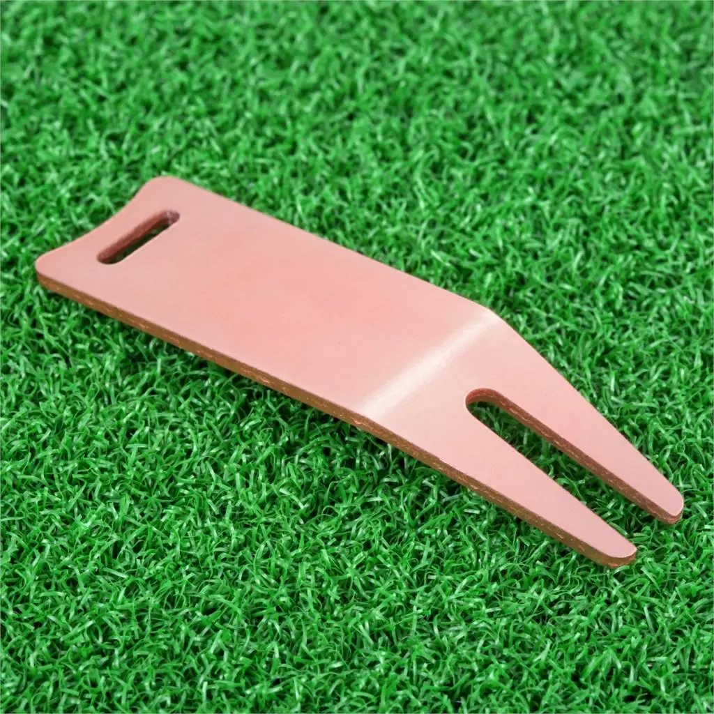 Aluminum Bent Golf Divot Repair Tool Fork Prongs For Putting Green Pitch Lawn Maintenance/Groove Clean/Mark Ball Training Aids 4