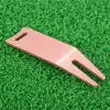 Aluminum Bent Golf Divot Repair Tool Fork Prongs For Putting Green Pitch Lawn Maintenance/Groove Clean/Mark Ball Training Aids 4