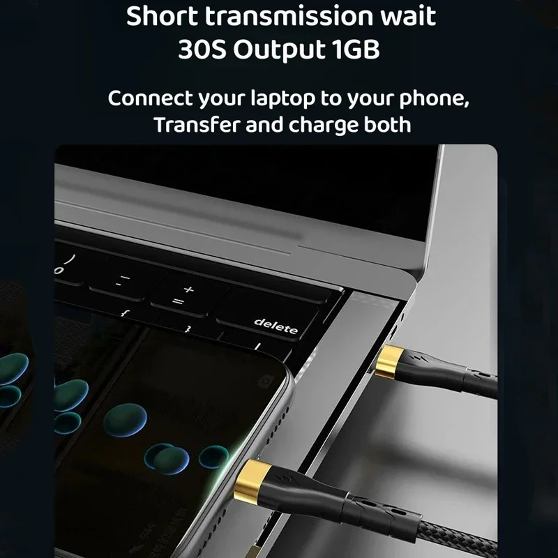 High-Power 120W USB-C to USB-C Super Fast Charging Cable