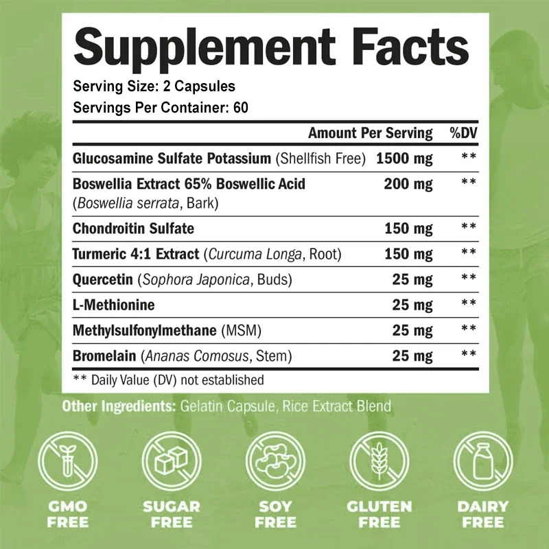 Glucosamine Chondroitin Supplement for Bone and Cartilage Health