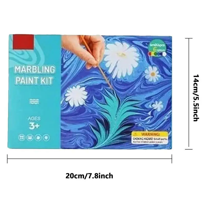 DIY Marbling Paint Art Kit Painting On Water Kits For Kids Creative Toys  Holiday Gifts For Girls And Boys Ages 6 7 8 9 10 11 12