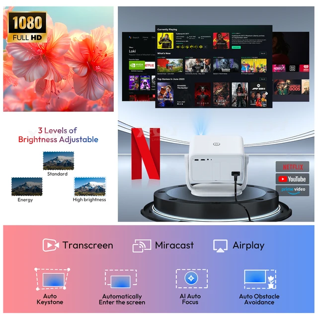 10832-3e3a37.jpg Xgody A6/N6 Projector Netflix Official Voice Control 500-600 Ansi Android 4K Beamer Native 1080P Fhd Wifi Home Theater