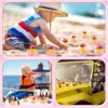 12/24/36PC Cowboy Rubber Duck Bulk Mini Car Yellow Duckies Bath Toys Party Favor with Necklace Sunglasses Duck Car Dashboard 5