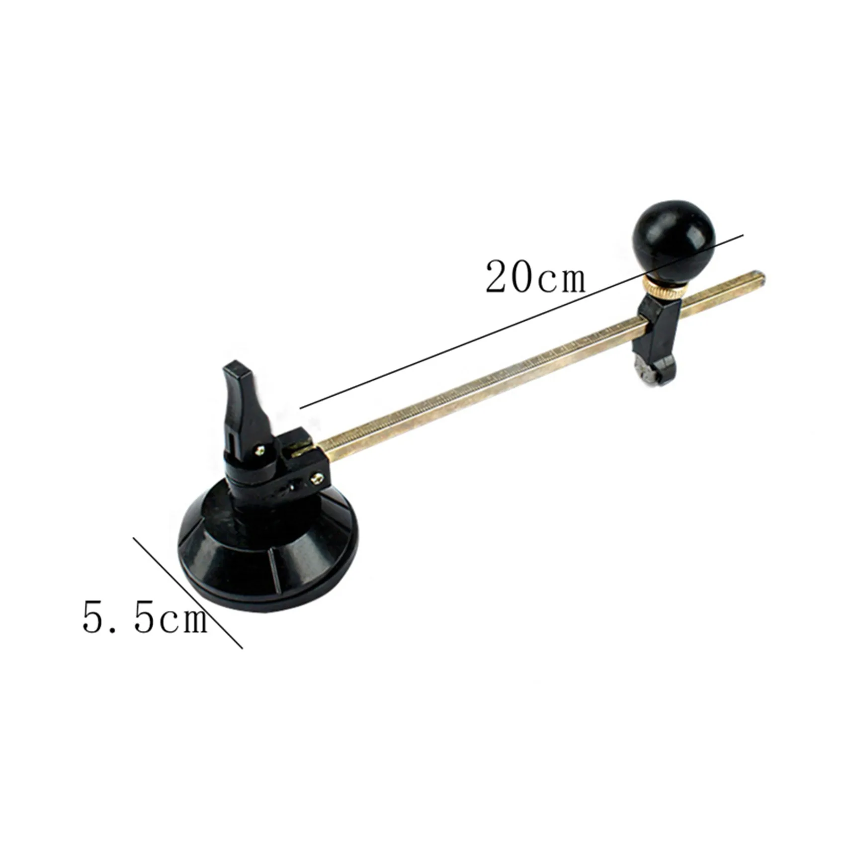 Circular Glass Cutter Glass Compass Gauge Cutter Alloy Adjustable Compasses Suction Cup Cutter Window Hole Opener Glass Process 5