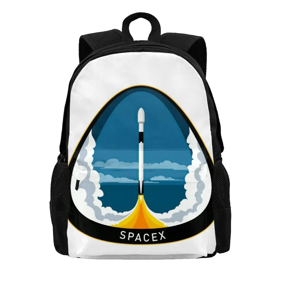 SpaceX Backpacks Car Polyester Business Youth Backpack Large