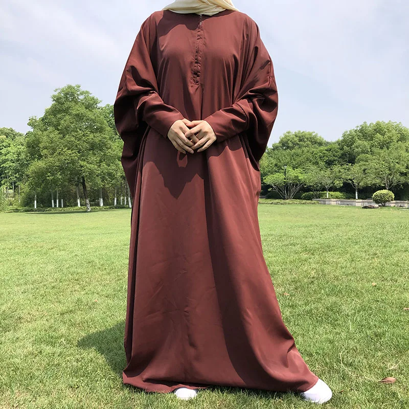 Ensemble de vêtements islamiques Nida Abaya pour femmes, 2 couches, tiens imar, EID, Jilbab, Hijab, robe de prière, 2 pièces, papillon, Ramadan