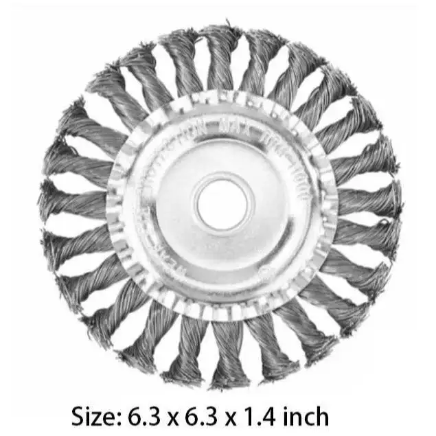 Unbreakable Wired Trimmer Blade Garden Weed Brush Lawn Mower Grass Eater Trimmer Brush Cutter Tool Grass Head Weed weed tool head weed cutter head portable weeder hand weeder weed puller tool weed puller weed tool attachment