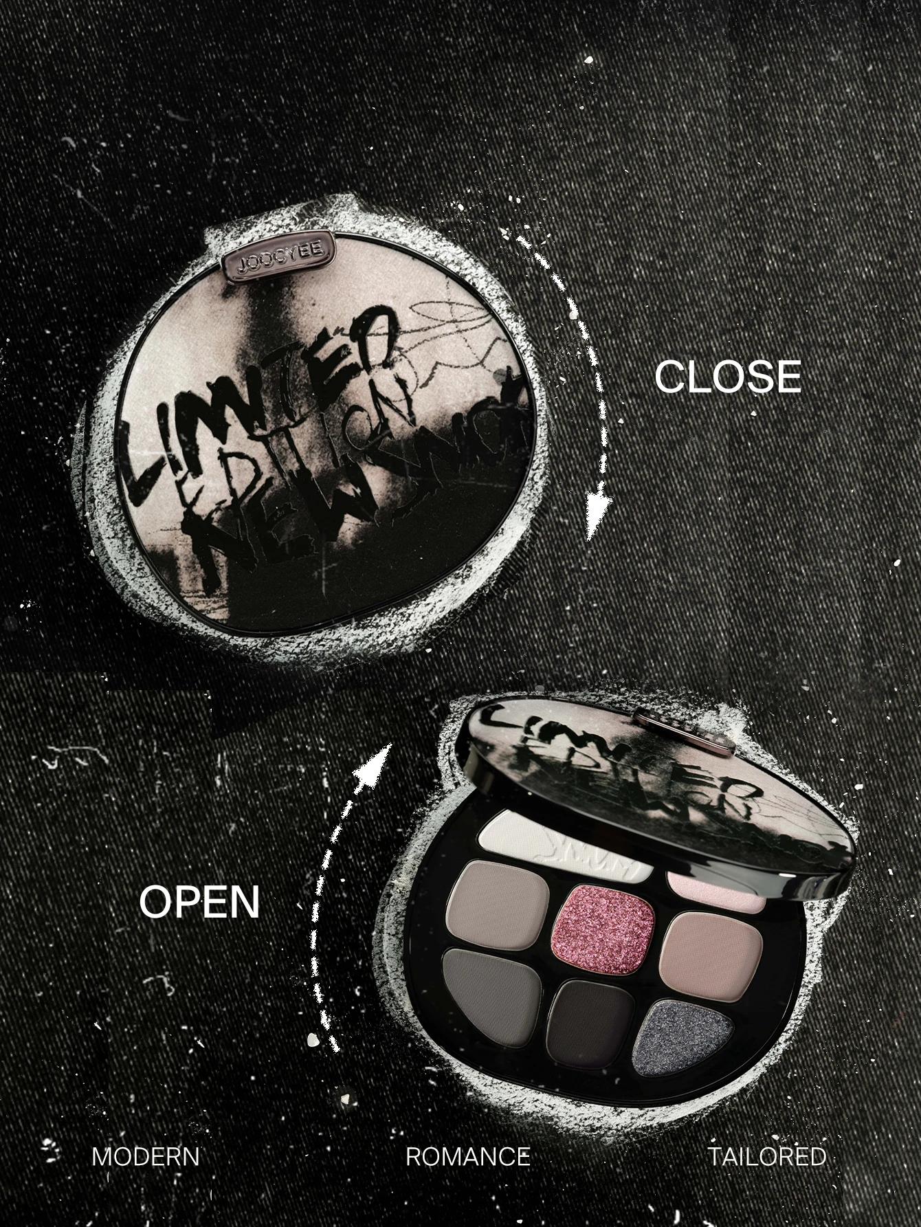 JOOCYEE MULTI-COLOR EYESHADOW PALETTE eye shadow eye shadow plate