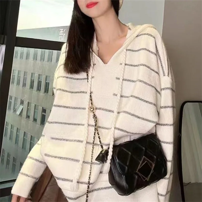 

Hooded sweater sweatshirt autumn and winter new look skinny lazy style pullover long-sleeved sweater woman