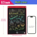 8.5 inch red