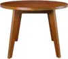 Hardwood Round Coffee Table - Hand-Wiped Sweet Oak 4