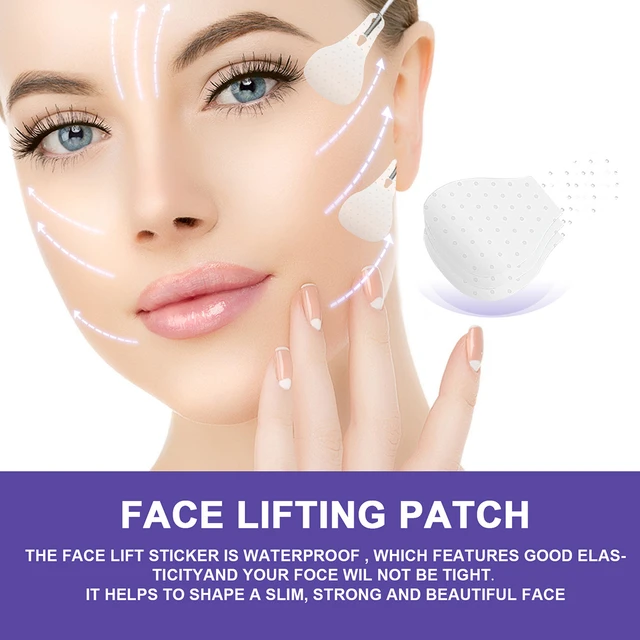 Face Lift Tape Invisible Face Lifting Stickers Face Lifting Patch with 3  Lifting Ropes Adhesive Double Chin Tape Wrinkle Patches - AliExpress