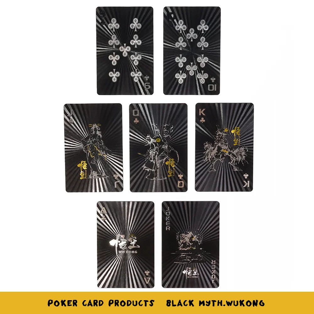 Playing Cards WUKONG Playing Cards Plastic Poker Deck Game Magic Pokers Waterproof