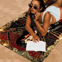 E-Elvis Presley Towel Microfiber Beach Towel Absorbent Quick dry Soft Yoga Swimming Resort Mountain Climbing Towel 2