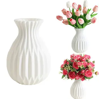 Plastic Vase Flower Pot Basket Nordic Home 1