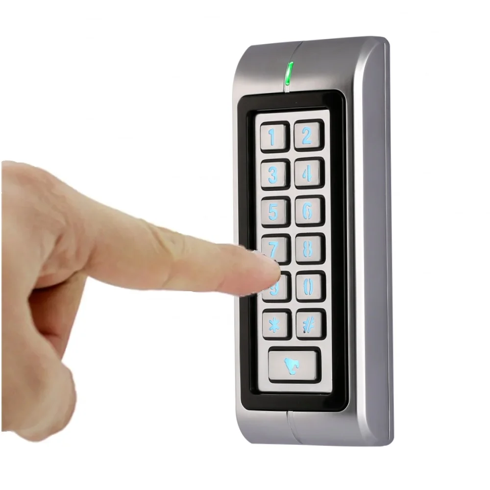 RT370E Metsl case 125khz id card access control keypad standalone reader chapas inteligentes para puertas access control system